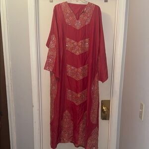 Bohemia Women Kaftan Muslim Islamic sequin embroidered Dress Abaya Dubai Robe